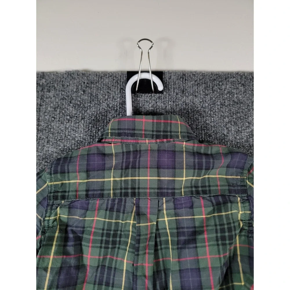 Polo Ralph Lauren Baby Boys Button Down Shirt 12M Long Sleeve Pony Preppy Plaid